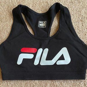 Fila Women's Black Sportsbra (S)